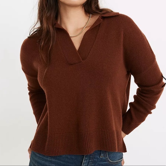 Madewell Sweaters - NEW Madewell Polo Sweater FINAL SALE